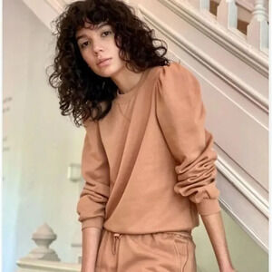 CAMI NYC Puff Sleeve Sweatshirt Size XS